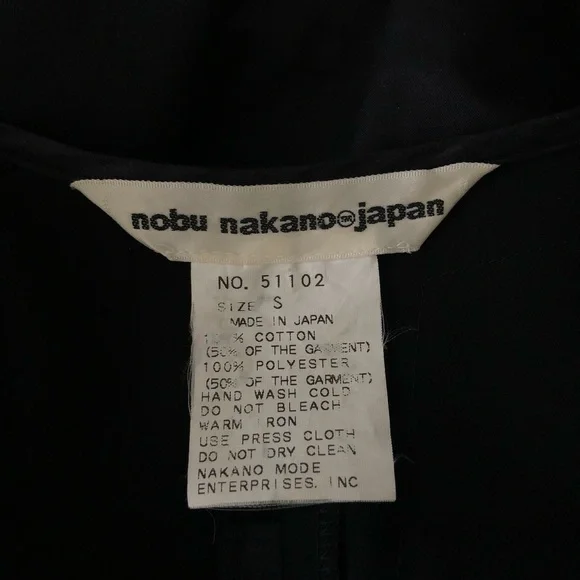 Nobu Nakano Japan Unfinished Style Eclectic Goth Dress - Picture 9 of 9